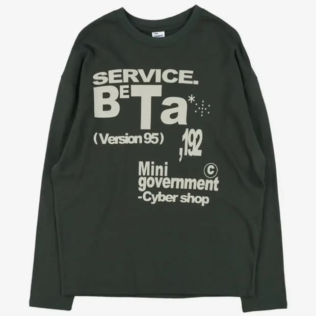 더콜디스트모먼트 롱슬리브 차콜 