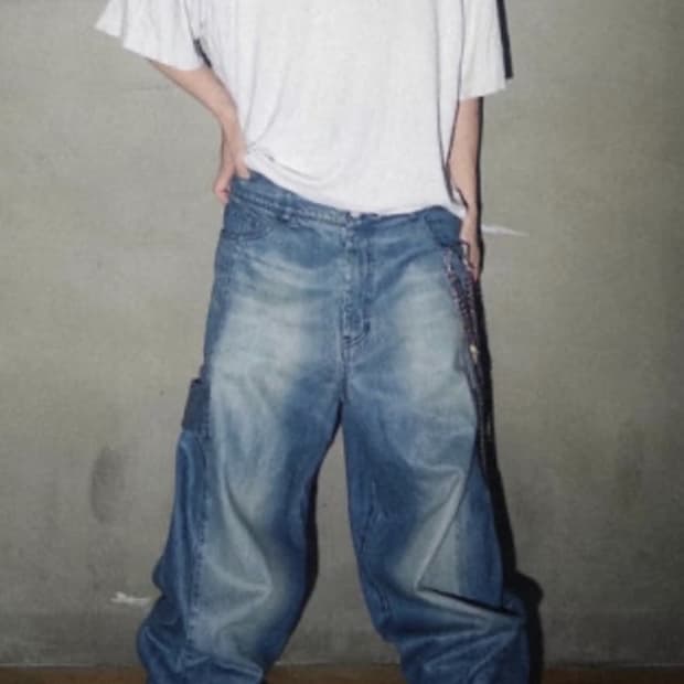 PAS - 066 SAGGY JEANS (블랙, 청 모두 보유)