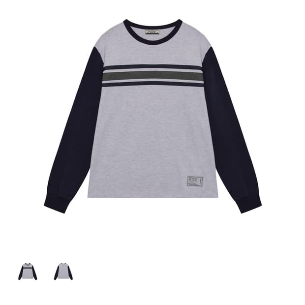 사로스 롱슬리브 멜란지 컬러 2사이즈