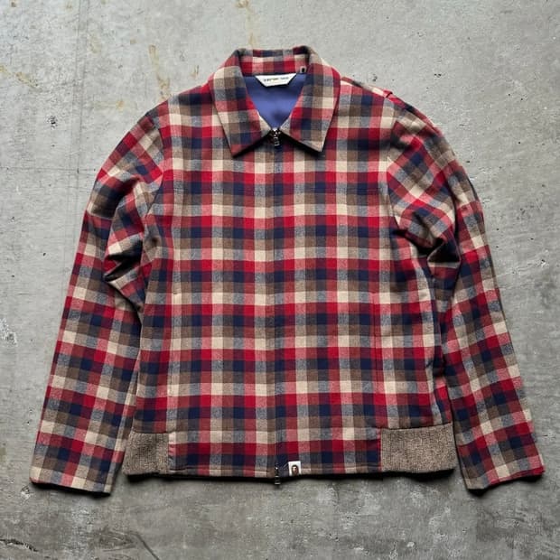 Bape check shirts