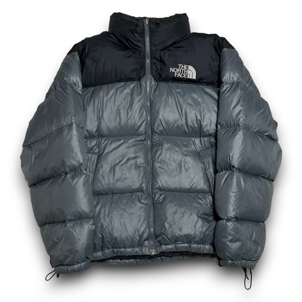 The North Face 눕시 700 구스 다운 그레이 패딩
