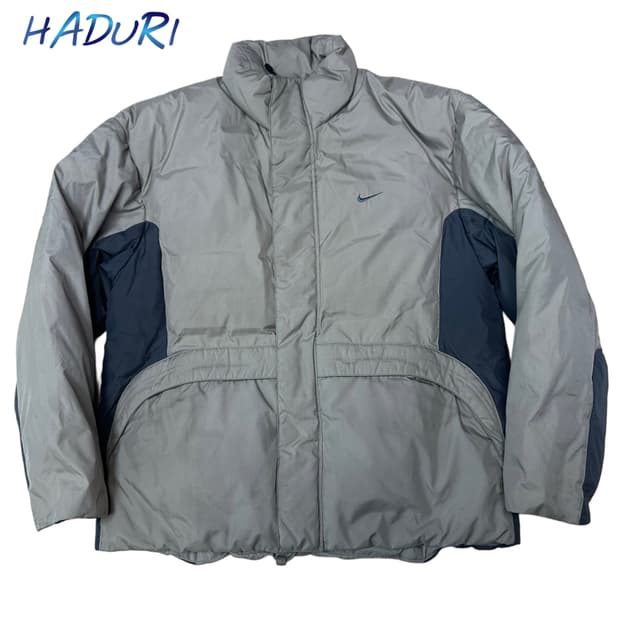 나이키 00s 립스탁 베이지숏패딩 95