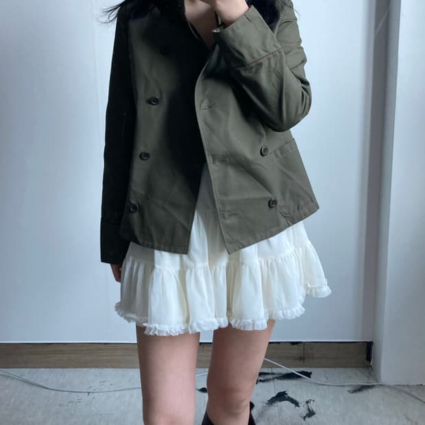 빈티지 더블 버튼 자켓