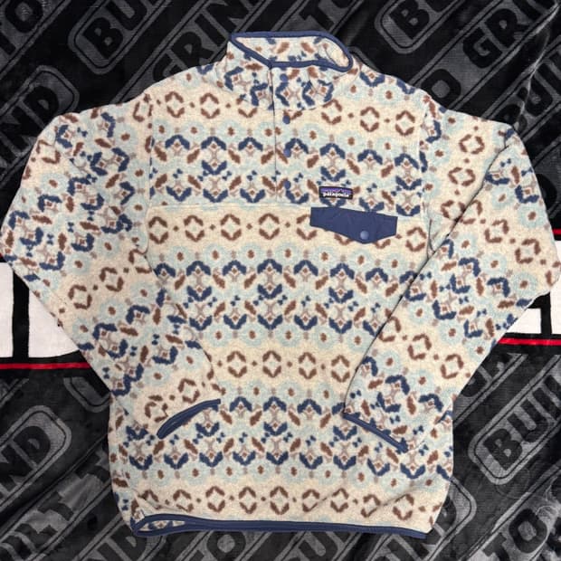 파타고니아 신칠라 스냅 티 풀 오버 툰드라 클루스터 빅 스카이 블루