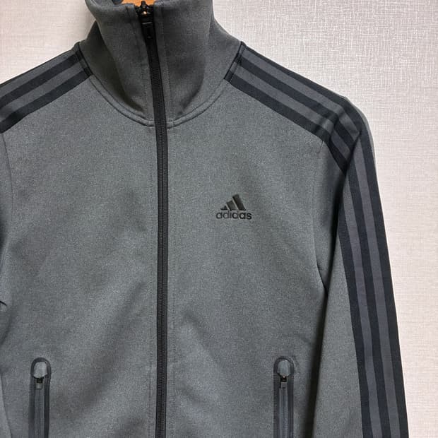 빈티지 아디다스 져지 블랙/그레이 90(S)