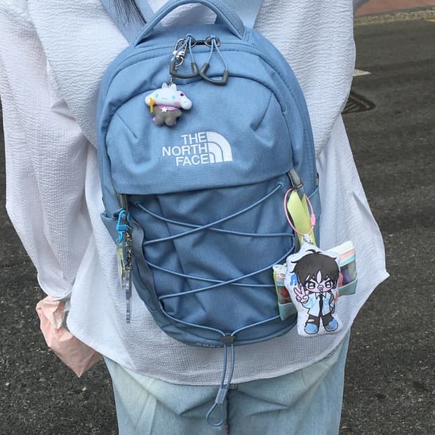 노스페이스 보레알리스 미니 라이트블루/하늘색 백팩 가방