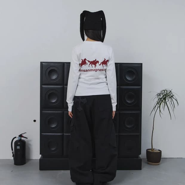 탄산마그네슘 홀스 래빗 롱슬리브 (화이트) 1 사이즈 우먼