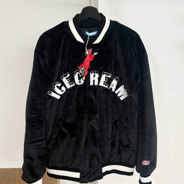 빌리네어보이즈클럽 bbc 퍼 바시티 자켓