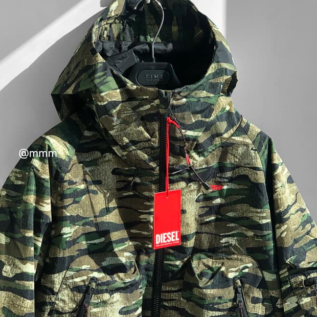 디젤/D로고 윈드자켓 경량패딩