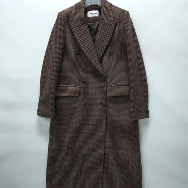 로렌비달(LAUREN VIDAL) 하운드투스 더블코트 (여성55)