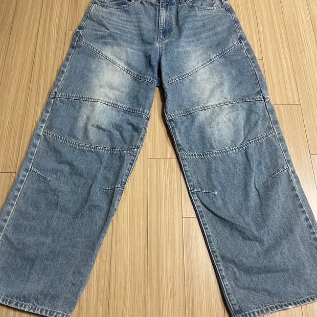 스트레이트핏 청바지