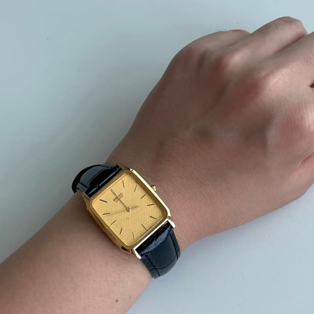 Seiko 세이코 골드 쿼츠