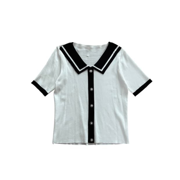 Vintage 세일러 반팔 T