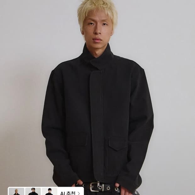2)9999아카이브HighNeckObliquePocketJacket