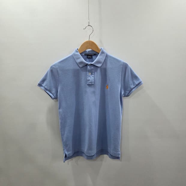 폴로랄프로렌 스포츠 우먼 코튼 카라 반팔티 스카이블루 L 