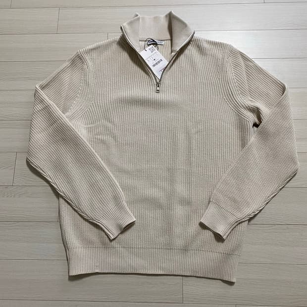 자라 남성 하프집업 니트 L사이즈 새상품