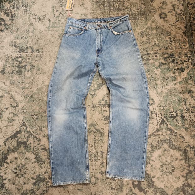 90s 제작 리바이스 오렌지탭 607, 데님팬츠