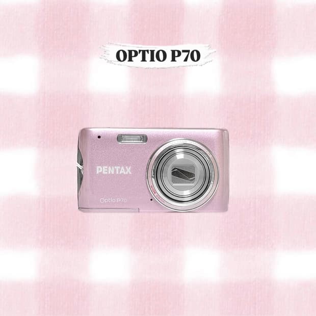 펜탁스 옵티오 P70 베이비핑크 빈티지디카