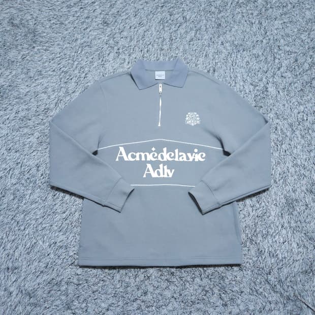 아크메드라비) 1사이즈(L) 남자 반집업 카라맨투맨 / 왕눈이샵