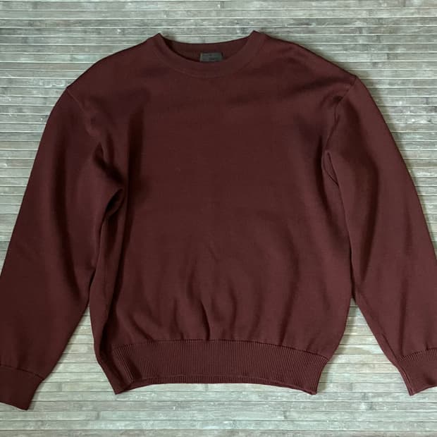 A.A.R burgundy cropped knit