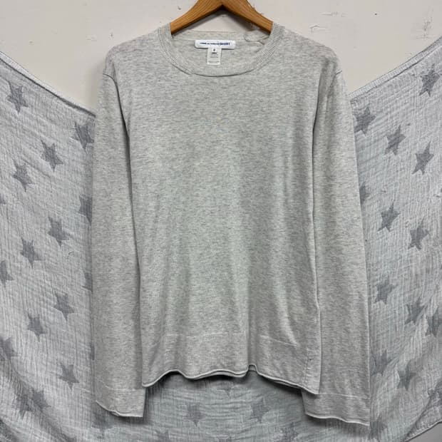 꼼데가르송 18ss 컷오프 슬리브니트