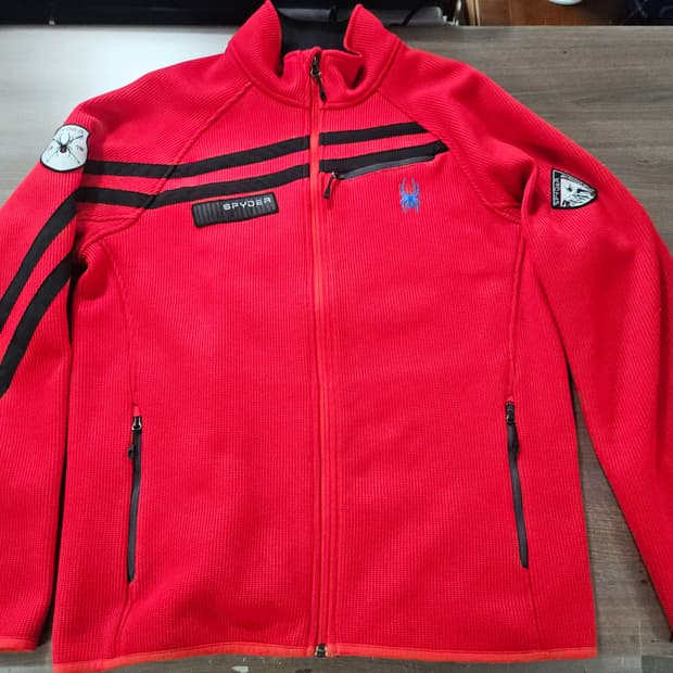 스파이더 레드 집업  자켓  105