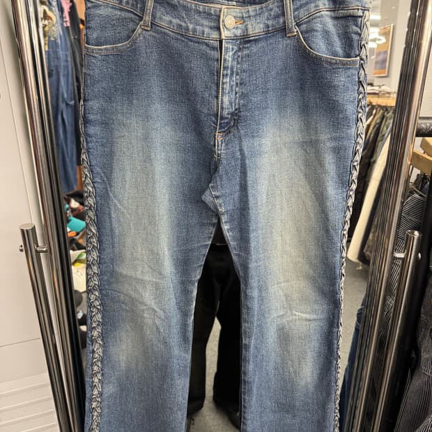 japanese vintage 여성 부츠컷 데님팬츠
