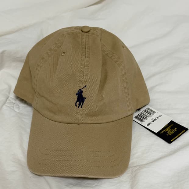 폴로 베이지 볼캡(보이즈)
