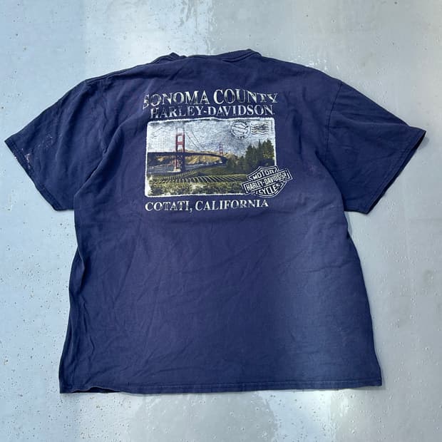 [할리데이비슨] •Vintage Sonoma Tee