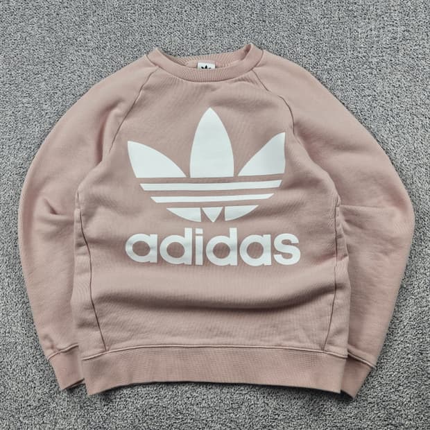 아디다스 빅 프린팅 로고 래글런 스웻 맨투맨 ( XS ) / 10163