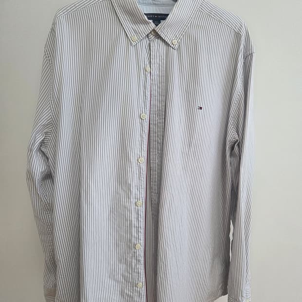 타미 힐피거 스트라이프 셔츠 L(105)