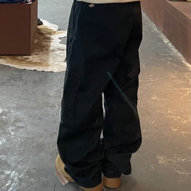 디키즈 블랙 카고 팬츠 H2124