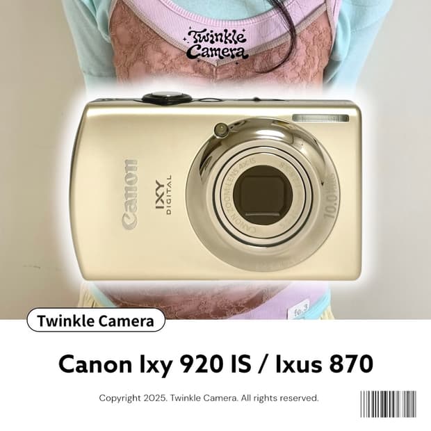 (세은💗) Canon ixy 캐논 익시 920IS (익서스 870)