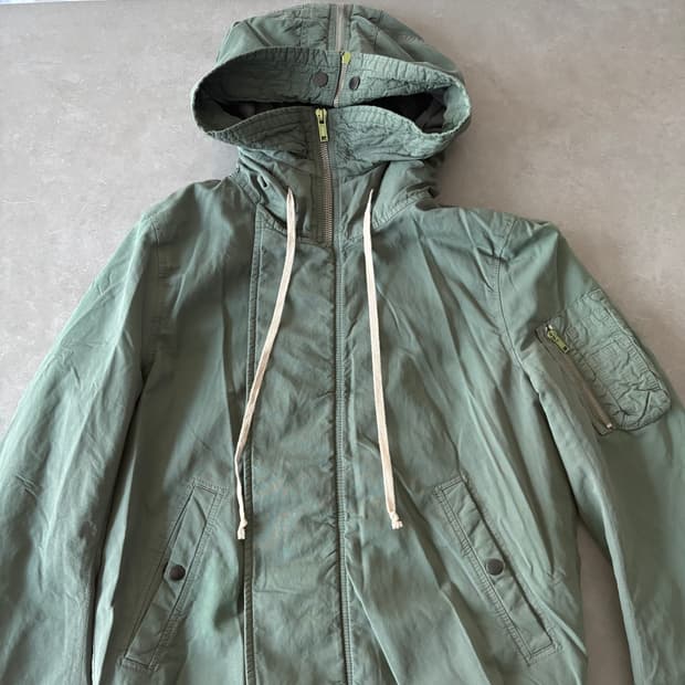 릭오웬스 익스플로더 봄버 파카 s