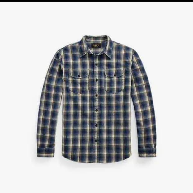 RRL 플래드 우븐 워크셔츠 L