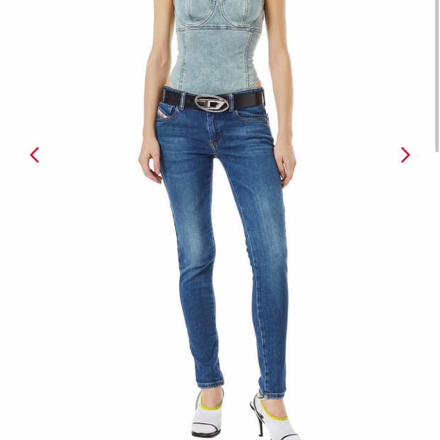 DIESEL 1984 slandy high 청바지