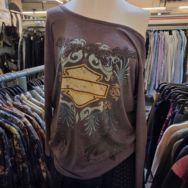 할리데이비슨 애쉬퍼플 드레이프티