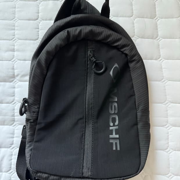 미스치프 투웨이 메쉬 슬링백 블랙 택0