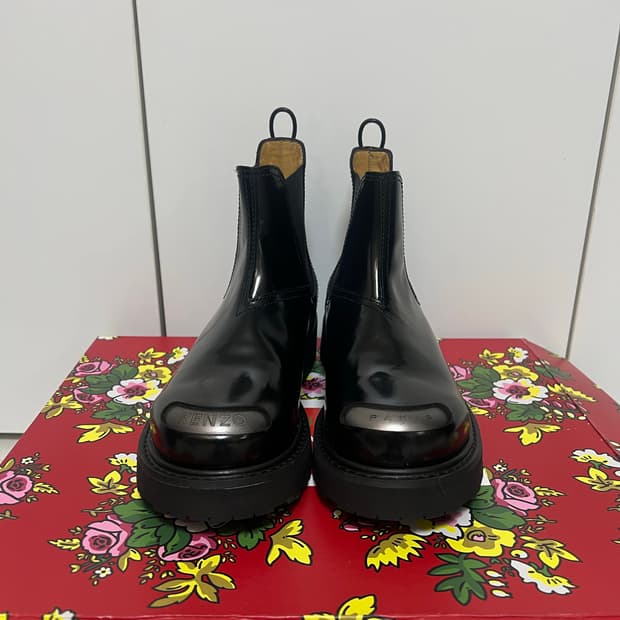 KENZO 겐조 블랙 첼시 부츠