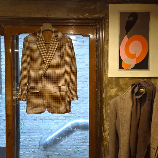 버버리 트위드자켓