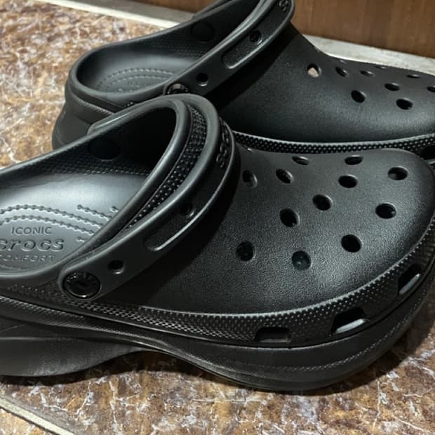 CROCS 크록스 플랫폼 클로그 블랙 250