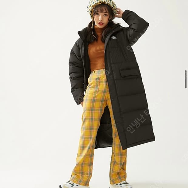 여성 XS 엄브로 오리털 롱패딩