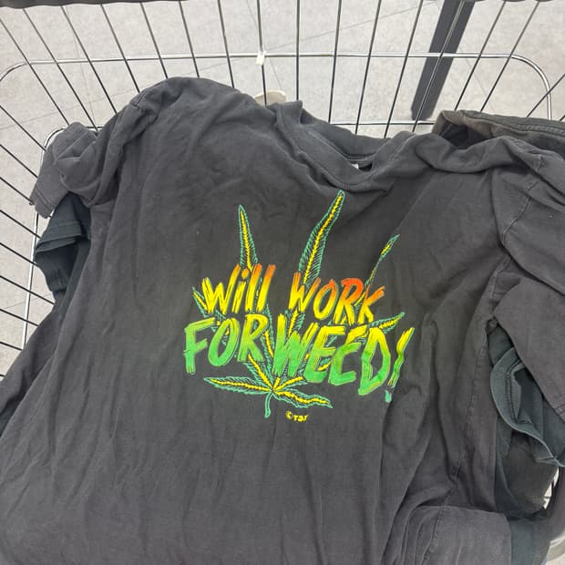 90s 마리화나 티셔츠
