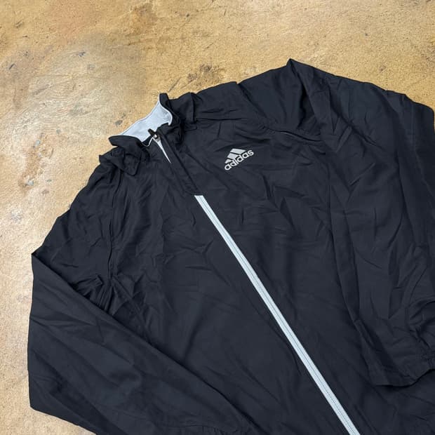 [정품/95] 아디다스 블랙 바람막이 자켓 b10