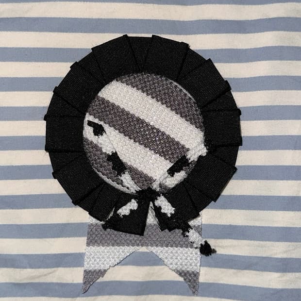 패브릭 로제트뱃지