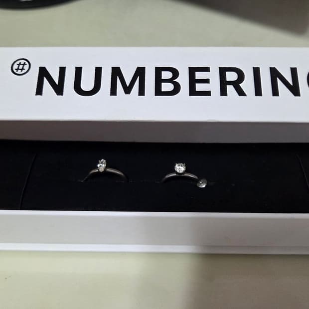 NUMBERING 귀걸이