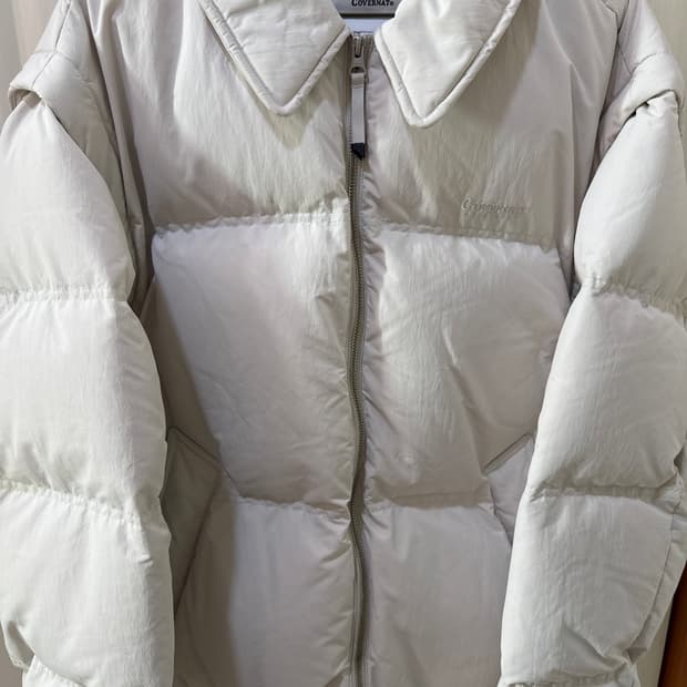 커버낫 아이보리 패딩