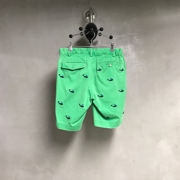 폴로 랄프로렌 멀티 자수 치노 반바지 그린 31