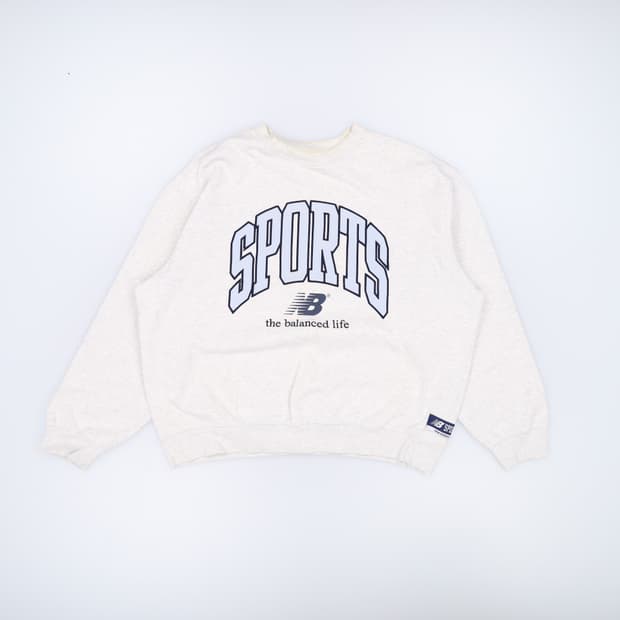 [M] 뉴발란스 남성 빅로스 기모 맨투맨 긴팔티 0108J 