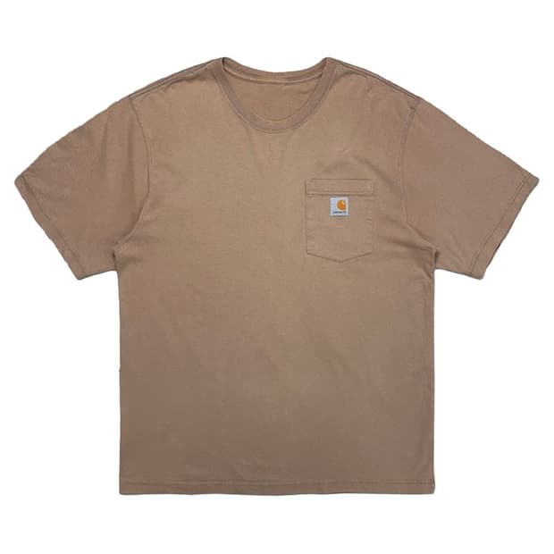 CARHARTT 루즈핏 반팔 티셔츠 데저트 L